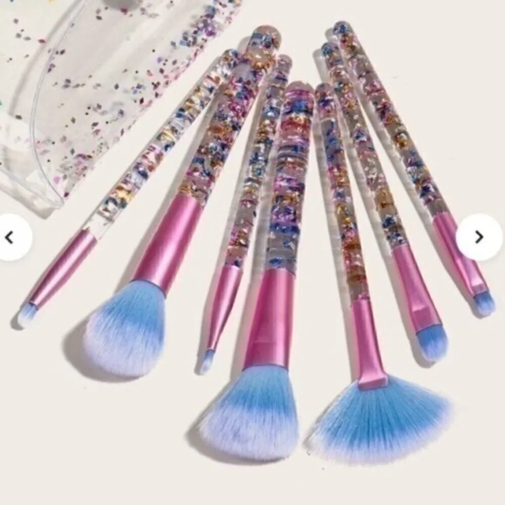 New 7 piece makeup  brush set